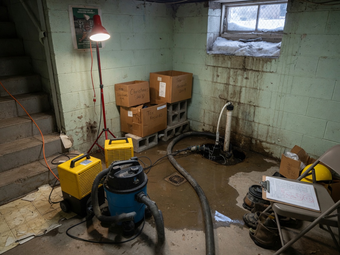 Basement Water Removal in Hawthorne